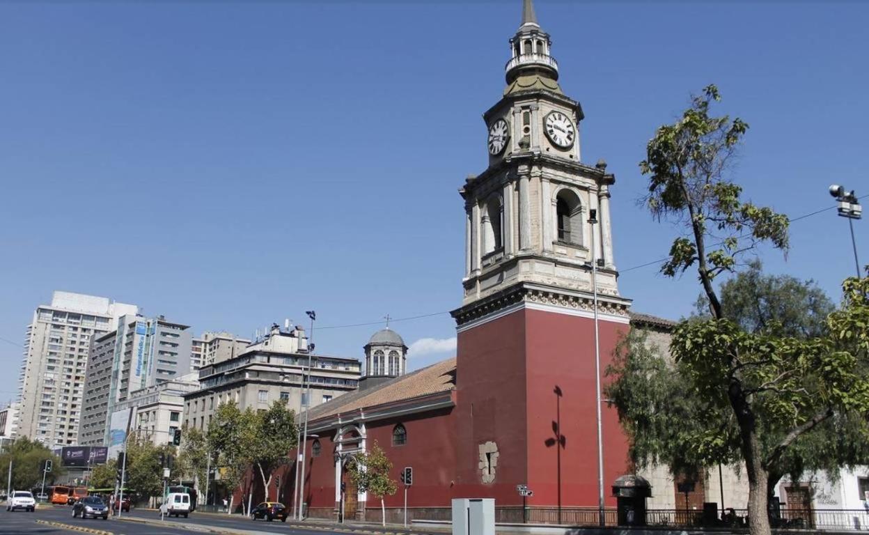 Depto 707 Excelente Ubicacion Metro Sta Lucia, Barrio Paris Londres Centro Santiago Apartment Екстериор снимка